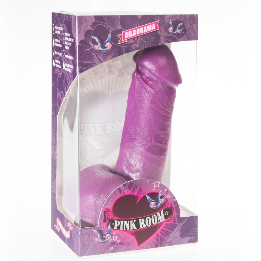 QUARTO ROSA - NAO DILDO REALISTA ROXO 16 CM