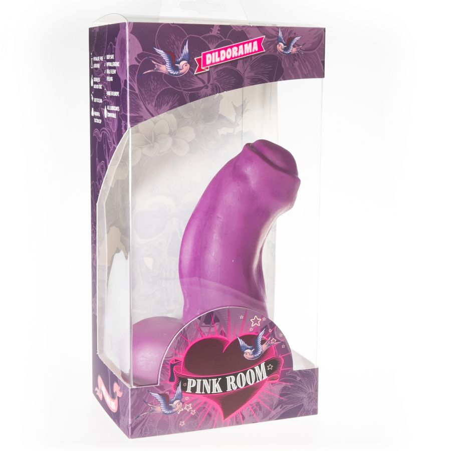 QUARTO ROSA - NESTOR DILDO REALISTA ROXO 16,5 CM