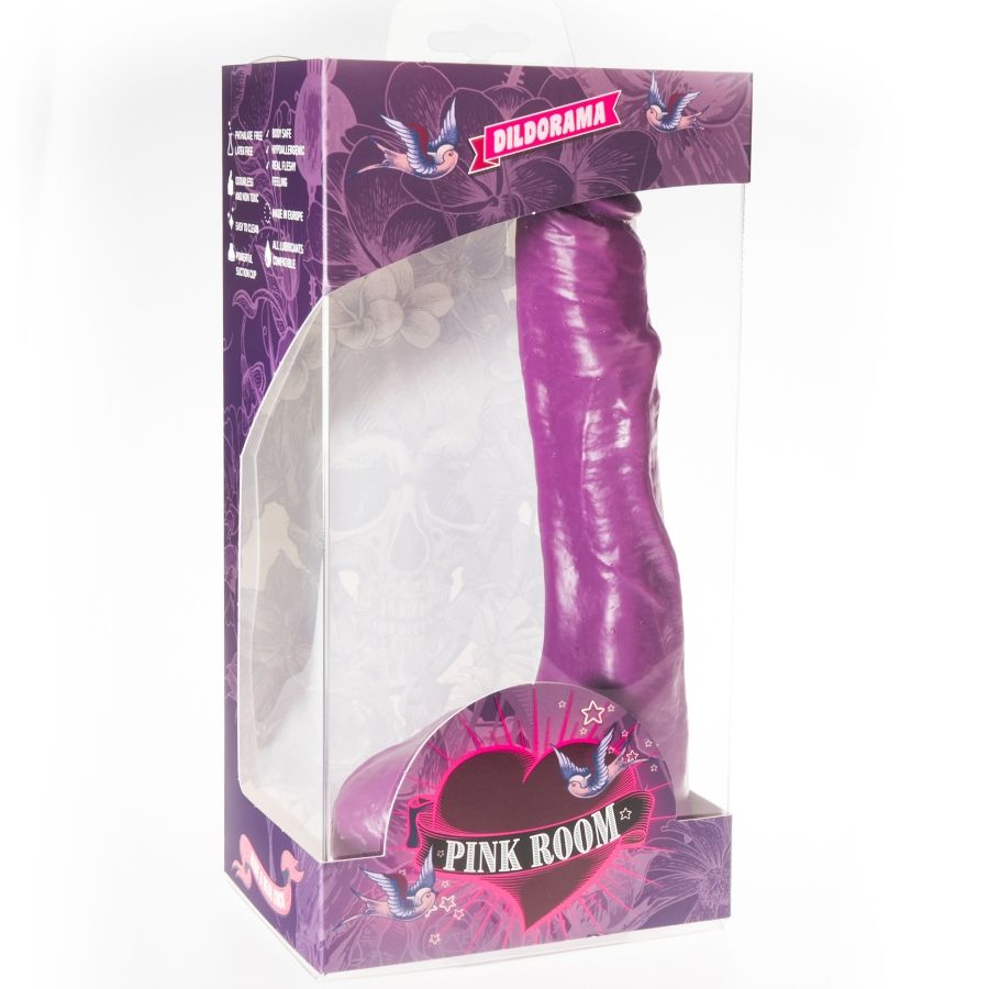 QUARTO ROSA - NILO DILDO REALISTA ROXO 23 CM