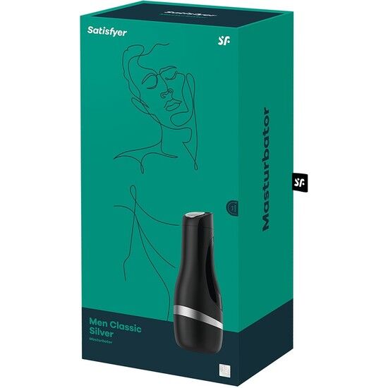 SATISFYER - MASTURBATOR MÄNNER KLASSISCH SILBER
