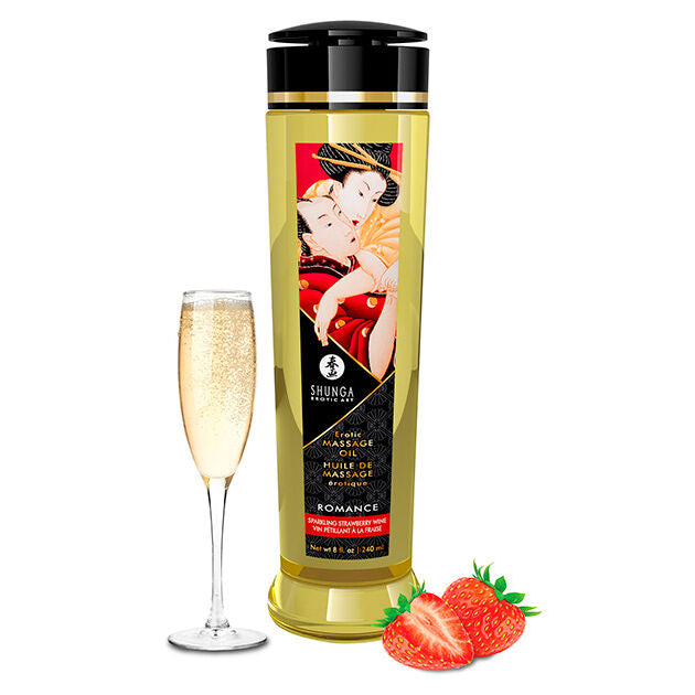 SHUNGA - ÓLEO DE MASSAGEM ROMÂNTICO ERÓTICO 240 ML