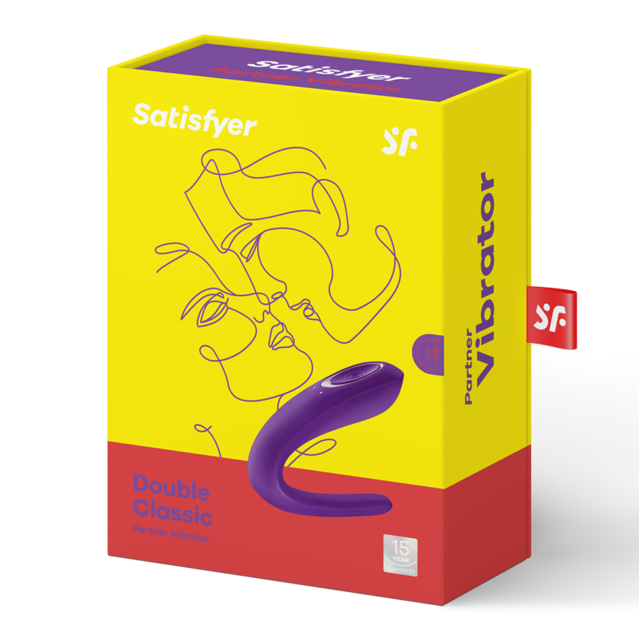 SATISFYER - VIBRADOR DE BRINQUEDO PARA PARCEIROS ESTIMULANDO AMBOS OS PARCEIROS