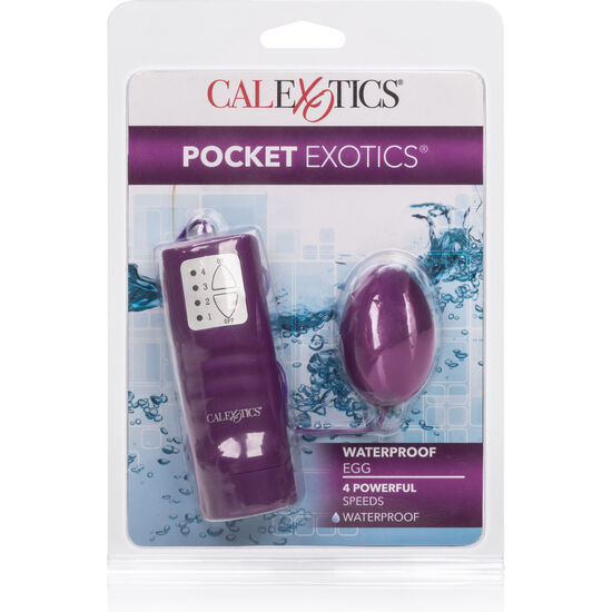 CALIFORNIA EXOTICS - POCKET EXOTICS IMPERMEÁVEL OVO ROXO 4V