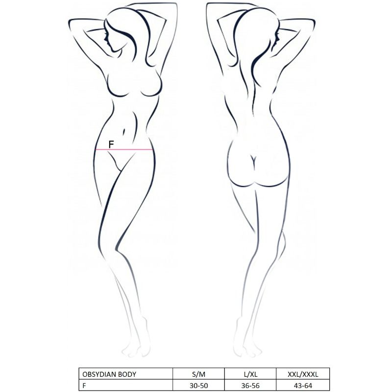 PASSION - MULHER OBSYDIAN BODY XXL/XXXL