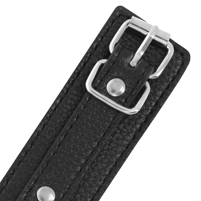 ESCURIDÃO - ALGEMAS DE COURO COM TEXTURIZADO PRETO