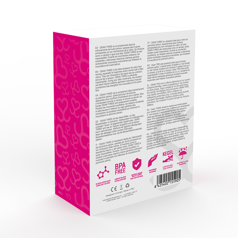 MORESSA - OSIAN TRÊS PREMIUM SILICONE ROSA