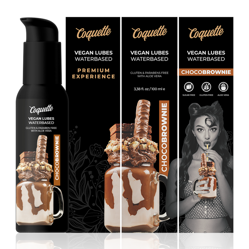 COQUETTE CHIC DESIRE - PREMIUM EXPERIENCE 100ML LUBRIFICANTES VEGANOS CHOCOBROWNIE