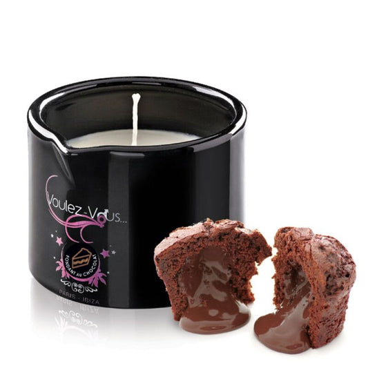 VOULEZ-VOUS - MASSAGE CANDLE- CHOCOLATE FONDANT 180 ML