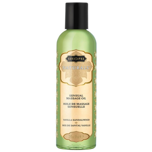 KAMASUTRA - ÓLEO DE MASSAGEM NATURAL BAUNILHA SÂNDALO 59 ML