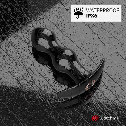 ANBIGUO - WATCHME CONTROLE REMOTO PLUG VIBRADOR ANAL TIBERIO