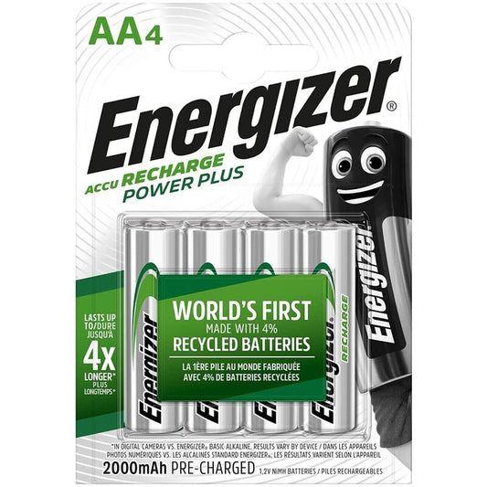 ENERGIZER - PILHAS RECARREGÁVEIS AA4 BLISTER 4