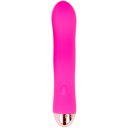 DOLCE VITA - VIBRADOR RECARREGÁVEL DOIS ROSA 7 VELOCIDADES