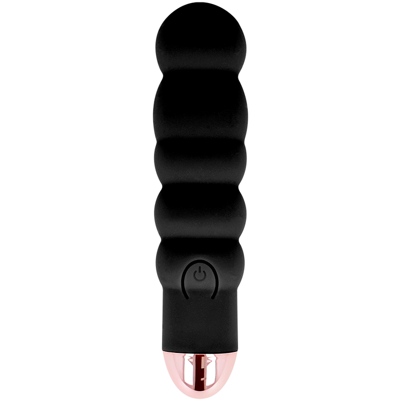DOLCE VITA - VIBRADOR RECARREGÁVEL SIX BLACK 7 VELOCIDADES