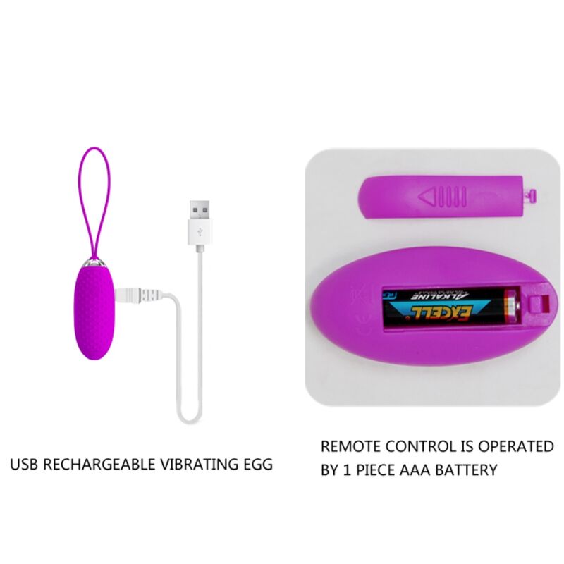 PRETTY LOVE - JOANNA VIBRATING EGG CONTROLE REMOTO 12 MODOS