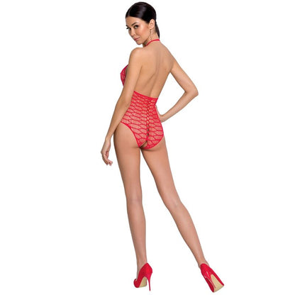 PAIXÃO - MULHER BS087 BODYSTOCKING ROJO TALA ÚNICA