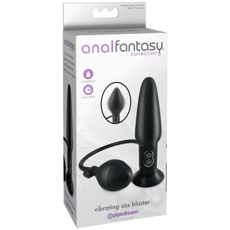 ANAL FANTASY - PLUG VIBRADOR INFLÁVEL