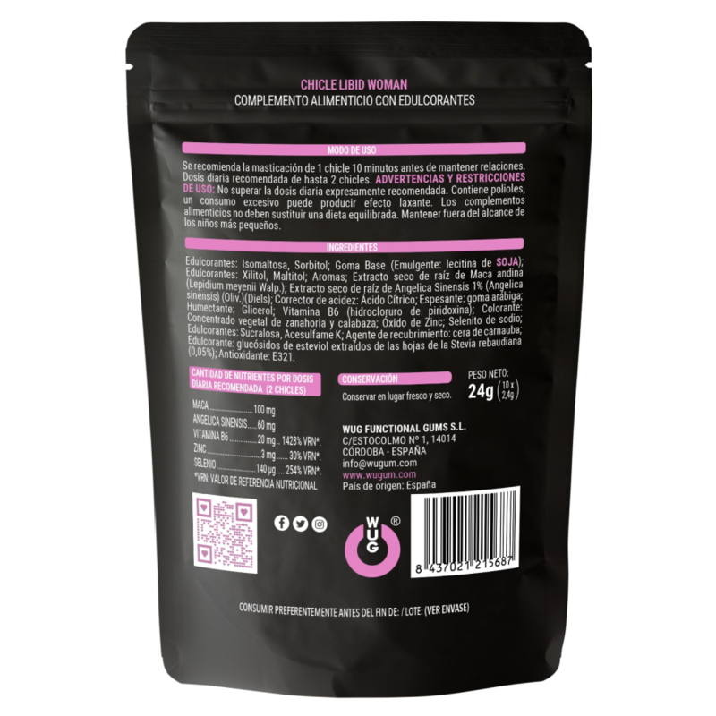 WUG SEX SENSE - LIBID WOMEN ENHANCER 10 UNIDADES