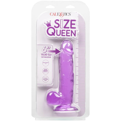 CALEXOTICS - TAMANHO QUEEN DILDO ROXO 15,3 CM