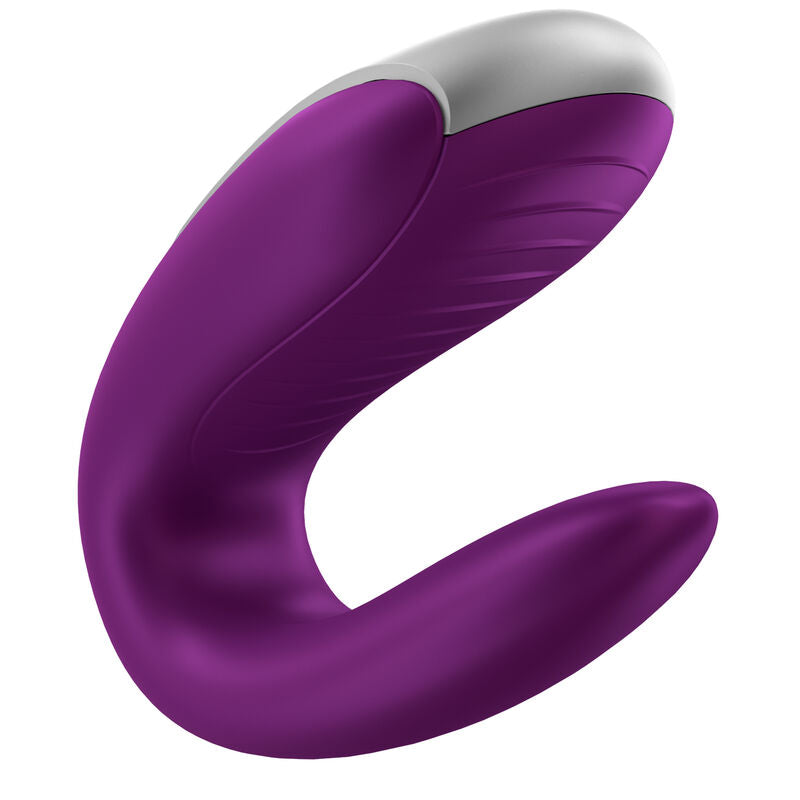 SATISFYER - VIBRADOR DUPLO FUN PARTNER ROXO