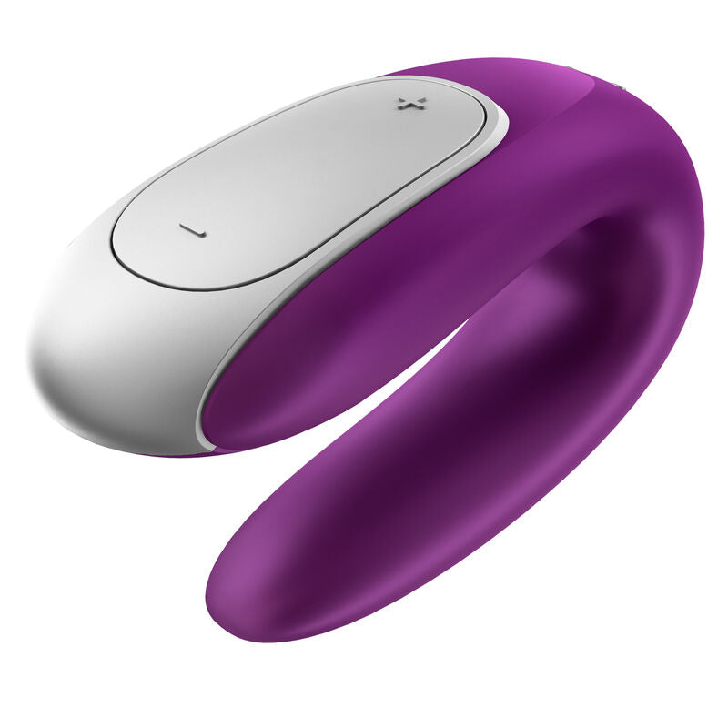SATISFYER - VIBRADOR DUPLO FUN PARTNER ROXO
