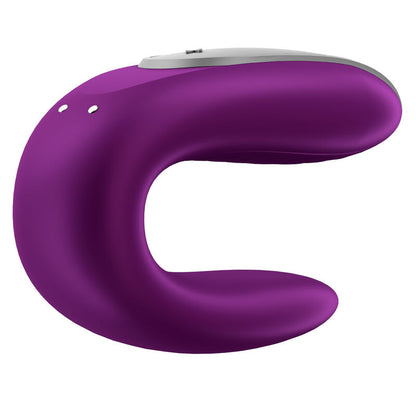 SATISFYER - VIBRADOR DUPLO FUN PARTNER ROXO
