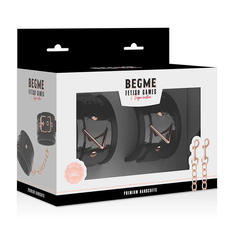 BEGME - BLACK EDITION PREMIUM ALGEMAS COM FORRO DE NEOPRENE