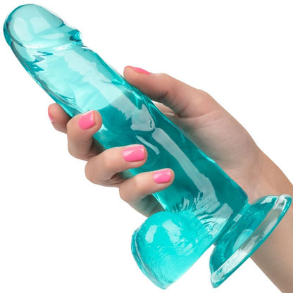 CALEXOTICS - TAMANHO QUEEN DILDO AZUL 15,3 CM