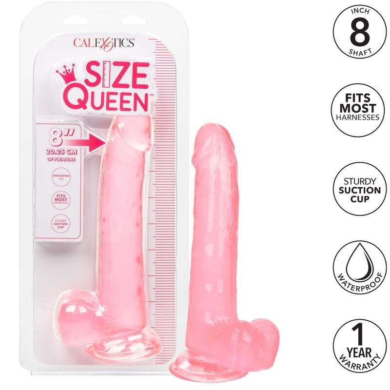 CALEXOTICS - GRÖßE QUEEN DILDO ROSA 20,3 CM