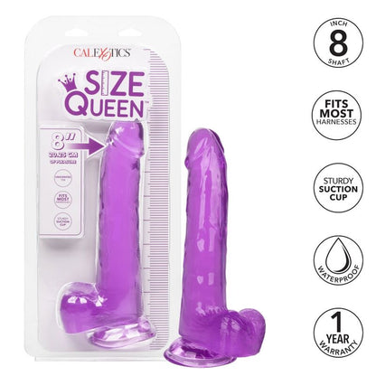 CALEXOTICS - TAMANHO QUEEN DILDO ROXO 20,3 CM