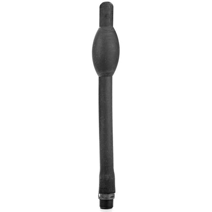 ALL BLACK - CHUVEIRO ANAL HINCHÁVEL SILICONE 27 CM