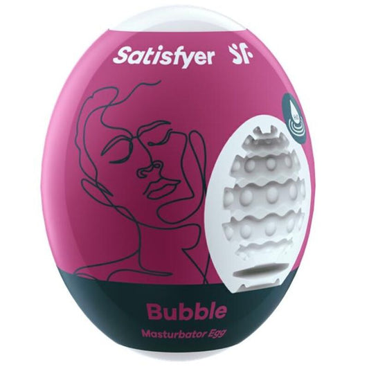 SATISFYER - OVO MASTURBADOR DE BOLHA