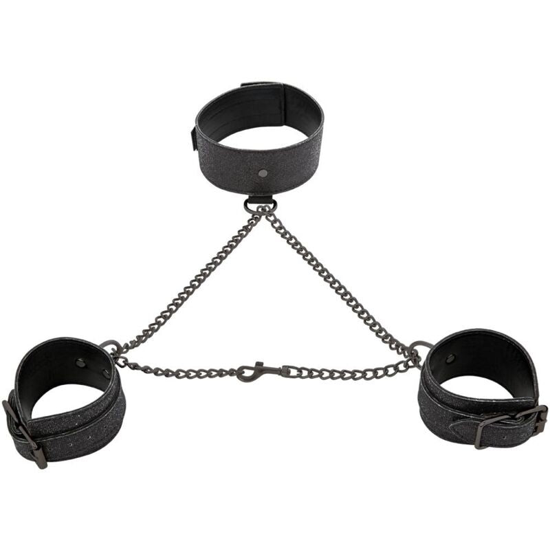 SEX & MICHIEF - SHADOW SPARKLE COLLAR AND CUFFS