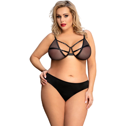 QUEEN LINGERIE - CONJUNTO DE DUAS PEÇAS P/M
