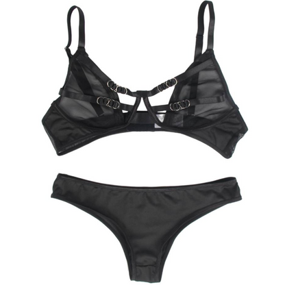 QUEEN LINGERIE - CONJUNTO DE DUAS PEÇAS P/M