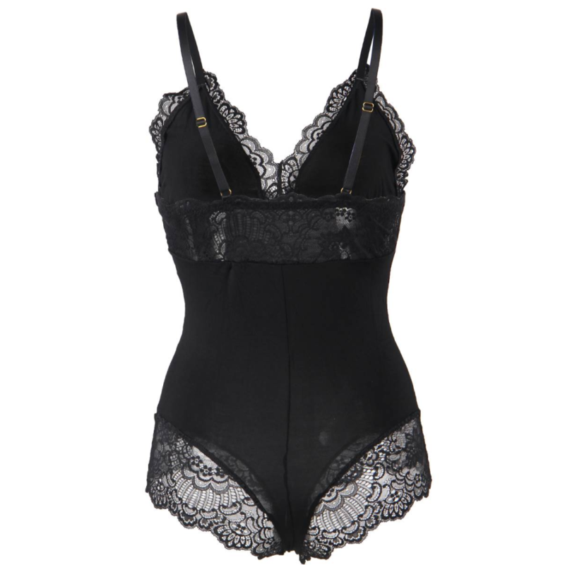 QUEEN LINGERIE - TEDDY DE RENDA S/M