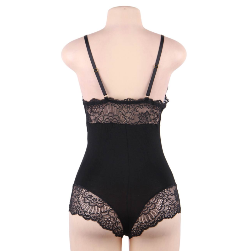 QUEEN LINGERIE - TEDDY DE RENDA S/M