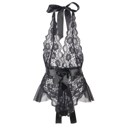 QUEEN LINGERIE - BAIXO RENDA TEDDY S/M