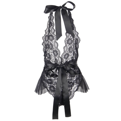 QUEEN LINGERIE - BAIXO RENDA TEDDY S/M