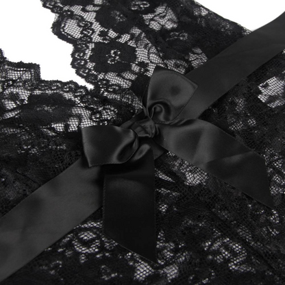 QUEEN LINGERIE - BAIXO RENDA TEDDY S/M