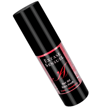 EXTASE SENSUAL - ÓLEO ESTIMULANTE DE MORANGO HEAT TRIP 35 ML