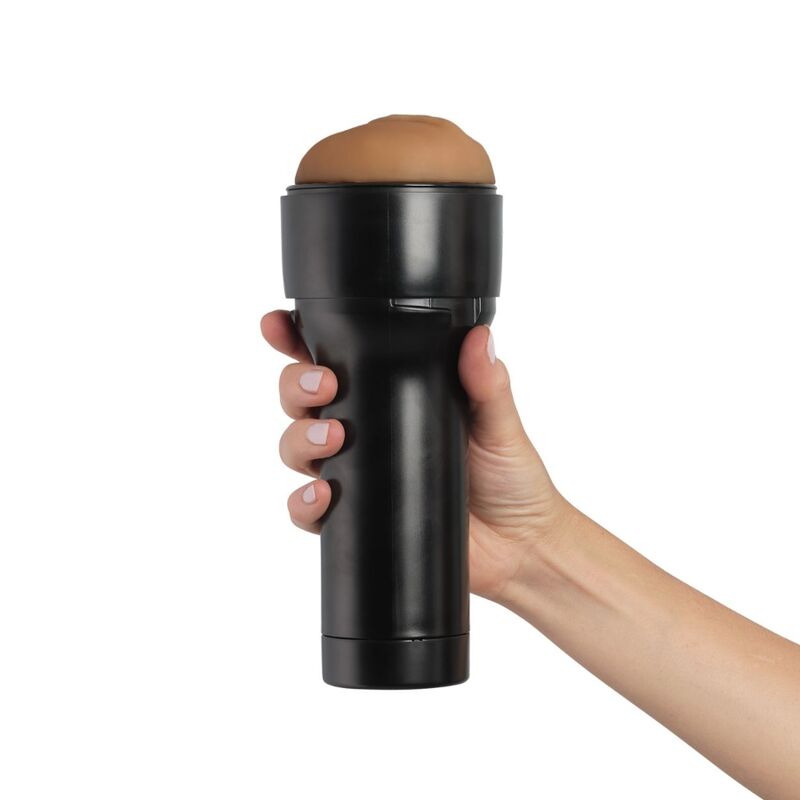 KIIROO - ESTIMULADOR MASTURBADOR FEEL STROKER - MARROM CLARO 
