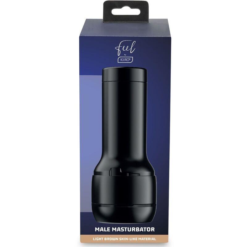 KIIROO - ESTIMULADOR MASTURBADOR FEEL STROKER - MARROM CLARO 