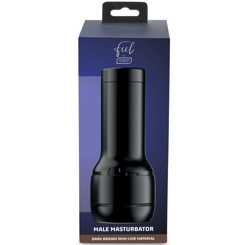 KIIROO - ESTIMULADOR MASTURBADOR FEEL STROKER - MARROM ESCURO 