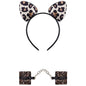OBSESSIVE - TIGERLLA HANDCUFFS AND LEOPARD EARS