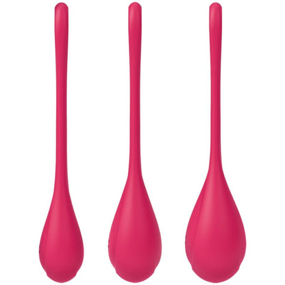 SATISFYER - YONI POWER 1 CONJUNTO DE TREINAMENTO VERMELHO