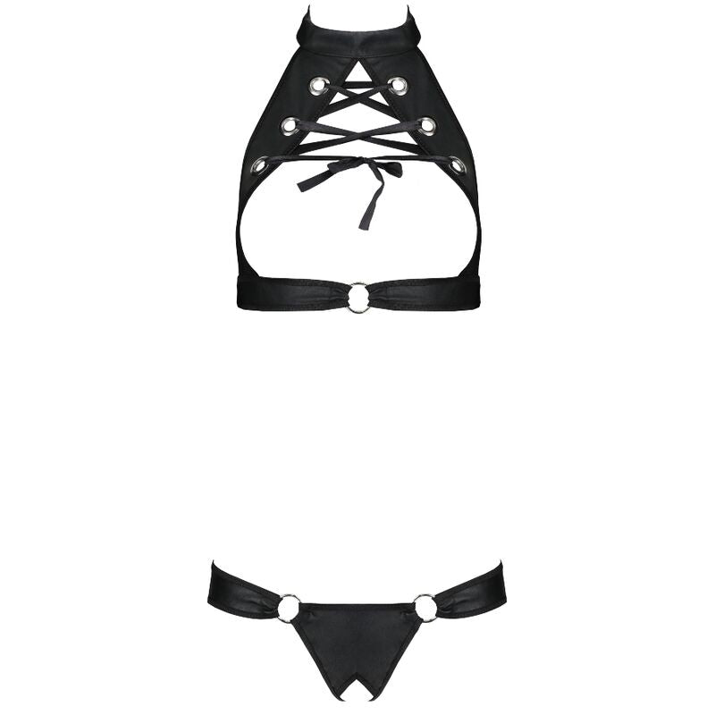 PAIXÃO - CONJUNTO DE COURO ECOLÓGICO MALWIA S/M