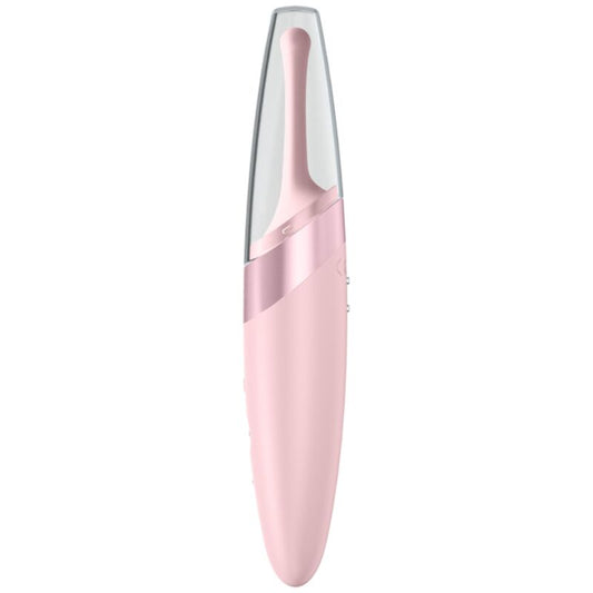 SATISFYER - VIBRADOR DE PONTA CLITÓRIS TWIRLING DELIGHT ROSA
