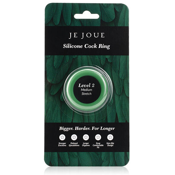 JE JOUE - ANEL DE SILICONE VERDE - MÉDIO CHOKE