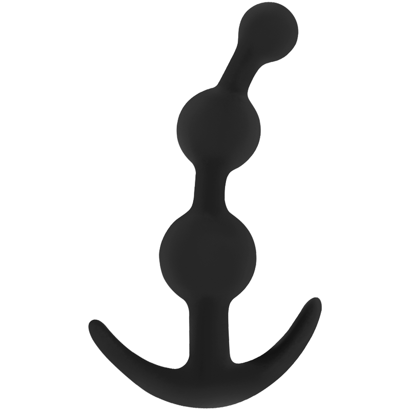 OHMAMA - PLUG ANAL DE SILICONE CURVADO 13 CM