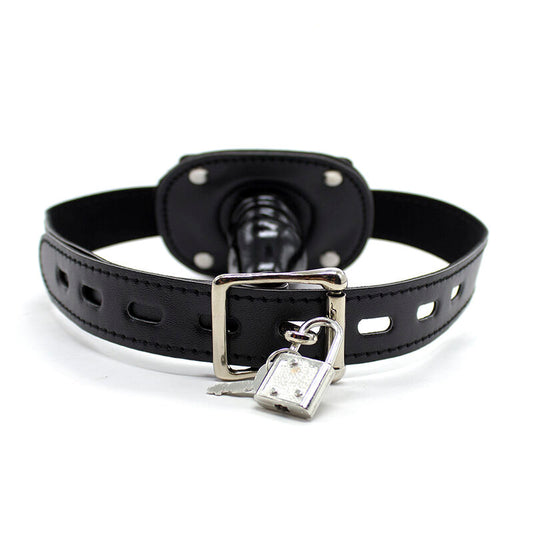 OHMAMA FETISH - MORDAÇA DE PÊNIS TPE COM CADEADO S